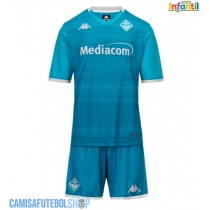 Camisa de time de futebol Fiorentina Replicas 3º Equipamento Infantil 2025-26 Manga Curta (+ Calças curtas)